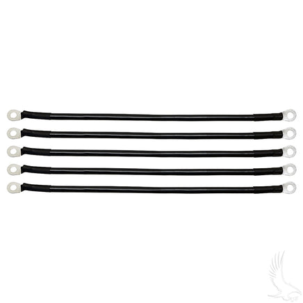 BAT-1002A - Battery Cable SET, Includes (5) 14" 4 gauge, Club Car DS 48V 95+