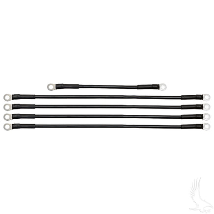 BAT-1008 - Battery Cable SET, Includes (1) 9" (4) 16" 6 gauge, Yamaha G22