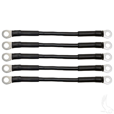 BAT-1009-5 - Battery Cable, PACK OF 5, 7" 6 Gauge Black