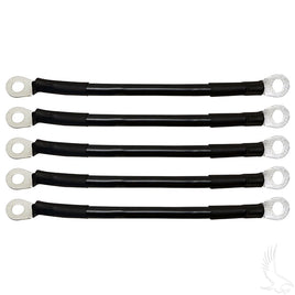 BAT-1009A-5 - Battery Cable, PACK OF 5, 7" 4 Gauge Black