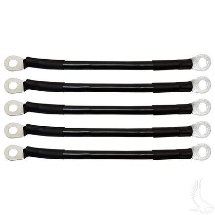 BAT-1009A-5 - Battery Cable, PACK OF 5, 7" 4 Gauge Black