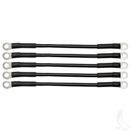 BAT-1010-5 - Battery Cable, PACK OF 5, 9" 6 Gauge Black