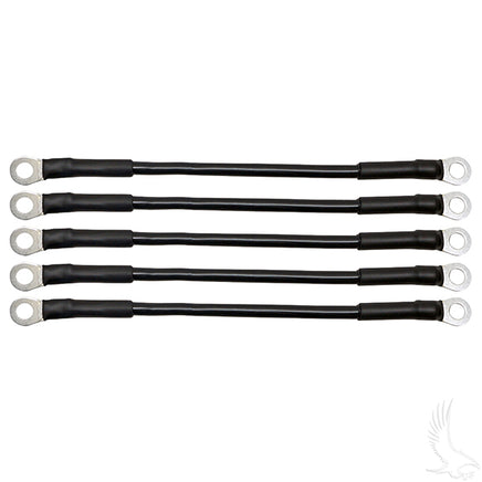 BAT-1010-5 - Battery Cable, PACK OF 5, 9" 6 Gauge Black