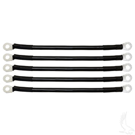 BAT-1010A-5 - Battery Cable, PACK OF 5, 9" 4 Gauge Black