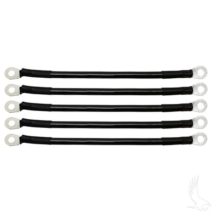 BAT-1010A-5 - Battery Cable, PACK OF 5, 9" 4 Gauge Black