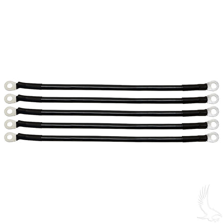 BAT-1011A-5 - Battery Cable, BAG OF 5, 12" 4 Gauge black