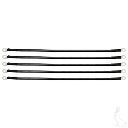 BAT-1014A-5 - Battery Cable, BAG OF 5, 18" 4 Gauge Black