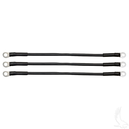 BAT-1022 - Battery Cable SET, Includes (3) 12" 6 gauge, E-Z-Go RXV 08+