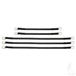 BAT-1024A - Battery Cable SET, Includes (2) 9" (3)14" 4 gauge, Yamaha G19