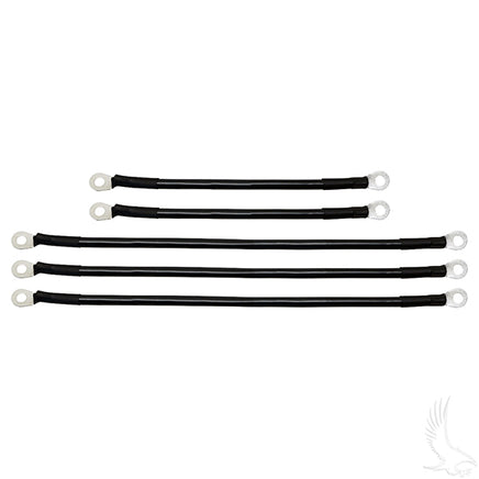 BAT-1024A - Battery Cable SET, Includes (2) 9" (3)14" 4 gauge, Yamaha G19