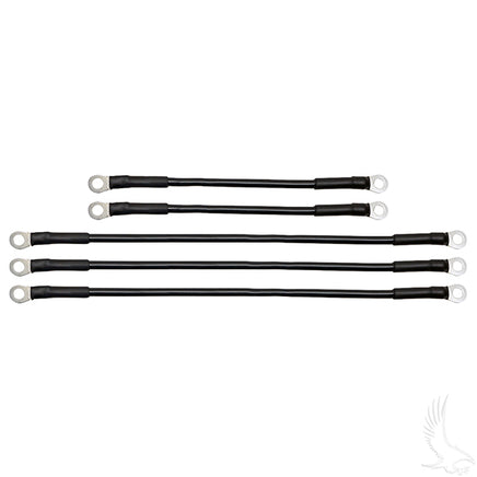 BAT-1024 - Battery Cable SET, Includes (2) 9" (3)14" 6 gauge, Yamaha G19