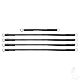 BAT-1027 - Battery Cable SET, Includes (1) 7" (4) 14" 6 gauge, E-Z-Go TXT 48V