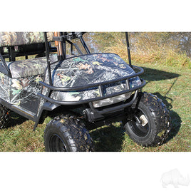 BG-109A - RHOX Brush Guard, Front Black Powder Coat Steel, E-Z-Go TXT 96-13