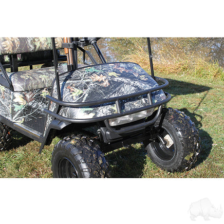 BG-109A - RHOX Brush Guard, Front Black Powder Coat Steel, E-Z-Go TXT 96-13
