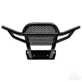 BG-538 - RHOX BMF Heavy Duty Front Brush Guard, Black Powder Coat Steel, Yamaha Drive2