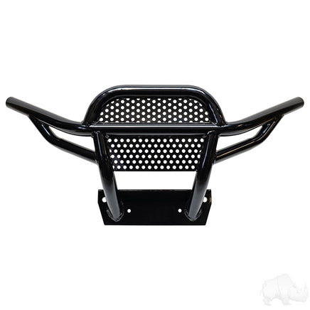 BG-538 - RHOX BMF Heavy Duty Front Brush Guard, Black Powder Coat Steel, Yamaha Drive2