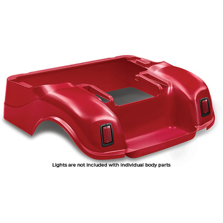 BOD-DT0012-RD-R - DoubleTake Rear Body, E-Z-Go TXT 96+, Red