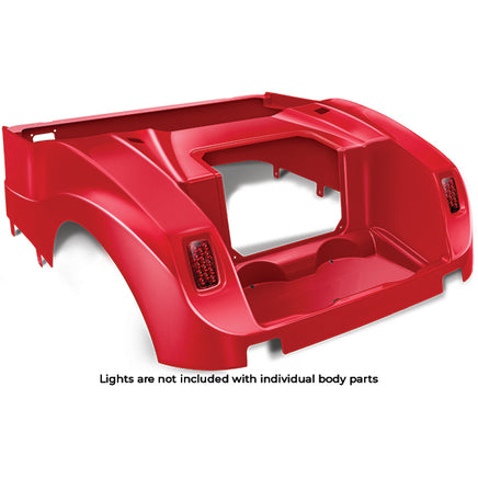 BOD-DT0013-RD-R - DoubleTake Rear Body, E-Z-Go RXV 08+, Red