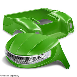 BOD-DT0112-LM - DoubleTake Phoenix Body Kit with Street Legal Light Kit, E-Z-Go TXT 96+, Lime