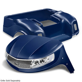 BOD-DT0112-NV - DoubleTake Phoenix Body Kit with Street Legal Light Kit, E-Z-Go TXT 96+, Navy