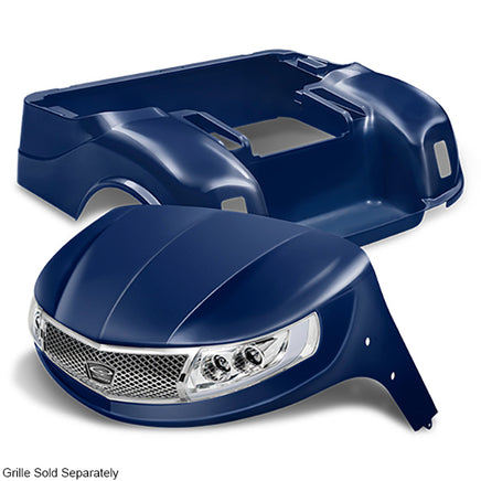 BOD-DT0112-NV - DoubleTake Phoenix Body Kit with Street Legal Light Kit, E-Z-Go TXT 96+, Navy