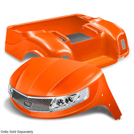 BOD-DT0112-OR - DoubleTake Phoenix Body Kit with Street Legal Light Kit, E-Z-Go TXT 96+, Orange