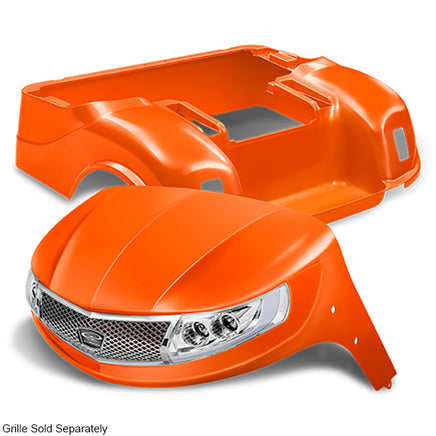 BOD-DT0112-OR - DoubleTake Phoenix Body Kit with Street Legal Light Kit, E-Z-Go TXT 96+, Orange