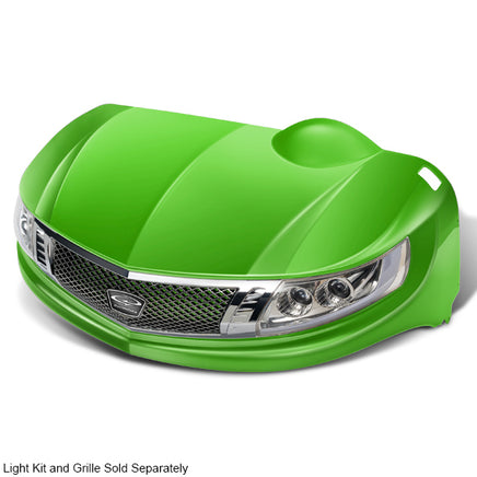BOD-DT0113-LM-F - DoubleTake Phoenix Front Cowl, E-Z-Go RXV 08+, Lime