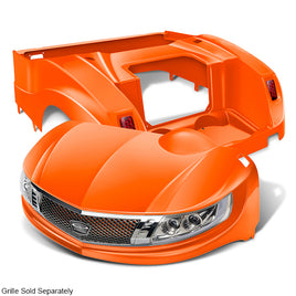 BOD-DT0113-OR - DoubleTake Phoenix Body Kit with Street Legal Light Kit, E-Z-Go RXV 08+, Orange