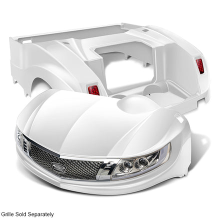 BOD-DT0113-PL - DoubleTake Phoenix Body Kit with Street Legal Light Kit, E-Z-Go RXV 08+, Pearl