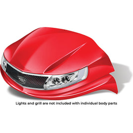 BOD-DT0123-RD-F - DoubleTake Phoenix Front Cowl, Club Car Precedent 04+, Red