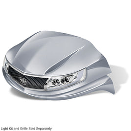 BOD-DT0123-SV-F - DoubleTake Phoenix Front Cowl, Club Car Precedent 04+, Silver