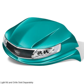BOD-DT0123-TL-F - DoubleTake Phoenix Front Cowl, Club Car Precedent 04+, Teal