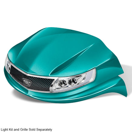 BOD-DT0123-TL-F - DoubleTake Phoenix Front Cowl, Club Car Precedent 04+, Teal
