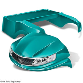 BOD-DT0123-TL - DoubleTake Phoenix Body Kit with Street Legal Light Kit, Club Car Precedent 04+, Teal