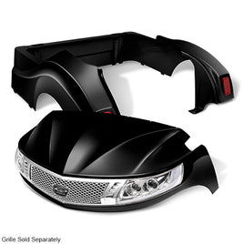 BOD-DT0132-BK - DoubleTake Phoenix Body Kit with Street Legal LED Light Kit, Yamaha Drive2, Black