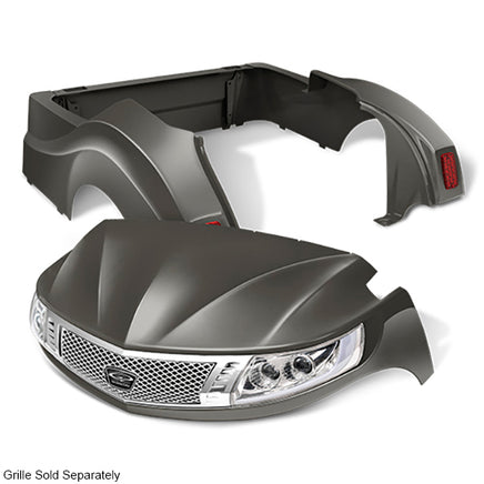 BOD-DT0132-GP - DoubleTake Phoenix Body Kit with Street Legal LED Light Kit, Yamaha Drive2, Graphite