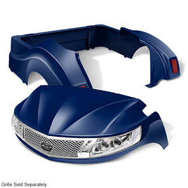 BOD-DT0132-NV - DoubleTake Phoenix Body Kit with Street Legal LED Light Kit, Yamaha Drive2, Navy