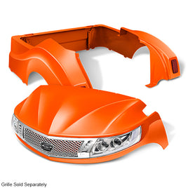 BOD-DT0132-OR - DoubleTake Phoenix Body Kit with Street Legal LED Light Kit, Yamaha Drive2, Orange