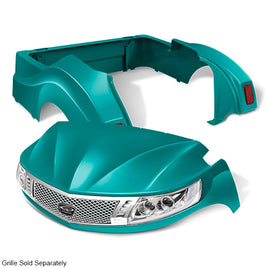BOD-DT0132-TL - DoubleTake Phoenix Body Kit with Street Legal LED Light Kit, Yamaha Drive2, Teal