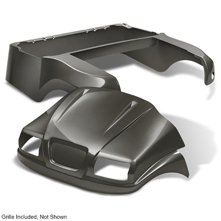 BOD-DT0223-GP - DoubleTake Phantom Body Kit with Grille, Club Car Precedent 04+, Graphite