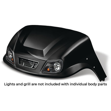 BOD-DT0312-BK-F - DoubleTake Titan Front Cowl, E-Z-Go TXT 96+, Black