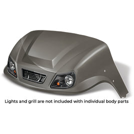 BOD-DT0312-GP-F - DoubleTake Titan Front Cowl, E-Z-Go TXT 96+, Graphite