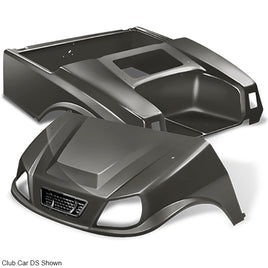 BOD-DT0312-GP - DoubleTake Titan Body Kit with Grille, E-Z-Go TXT 96+, Graphite