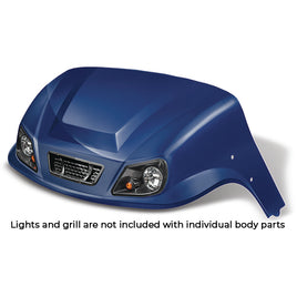 BOD-DT0312-NV-F - DoubleTake Titan Front Cowl, E-Z-Go TXT 96+, Navy