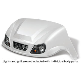 BOD-DT0312-PL-F - DoubleTake Titan Front Cowl, E-Z-Go TXT 96+, Pearl