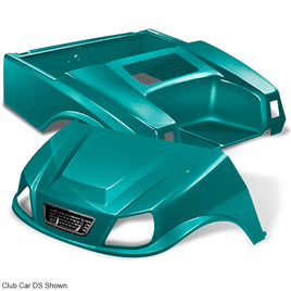BOD-DT0312-TL - DoubleTake Titan Body Kit with Grille, E-Z-Go TXT 96+, Teal