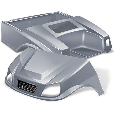 BOD-DT0422-SV - DoubleTake Spartan Body Kit with Grille, Club Car DS, Silver