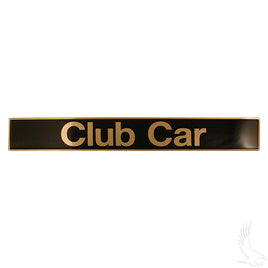 BP-0054 - Name Plate, Black/Gold, Club Car Precedent 04+