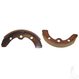 BRK-013 - Brake Shoes, SET OF 2, Long Rear, E-Z-Go 87-96, 09+, Club Car Prec/DS 95+, Yamaha G1/G2/G8 82-94